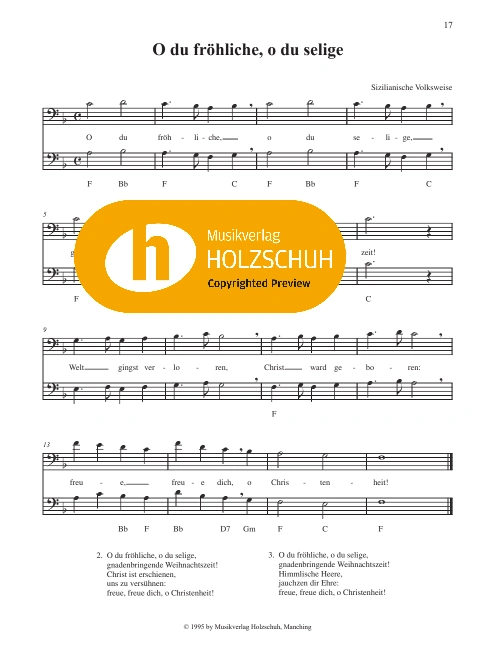 O du fröhliche, o du selige